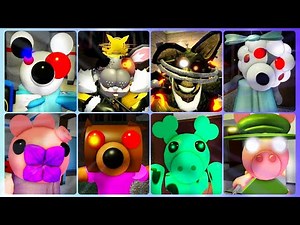 PIGGY: UNSTABLE REALITY ROLEPLAY MODE ALL JUMPSCARES!!