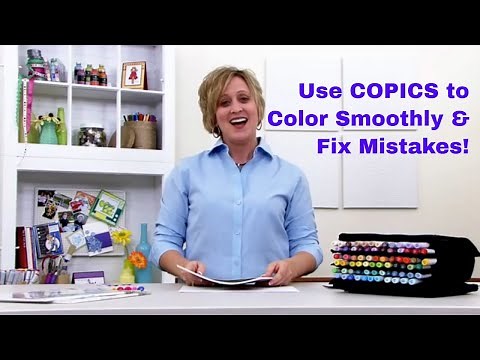 How to Use Copic Markers to Color Smoothly & Fix Mistakes | an Annie's Tutorial