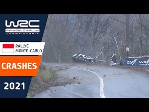 WRC - Rallye Monte-Carlo 2021: CRASH compilation
