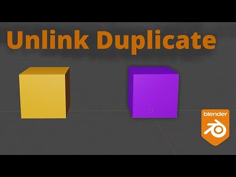 Blender 3.4 - Unlink a Duplicate Object