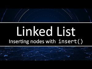 C++ Linked List - Adding nodes using the insert() function