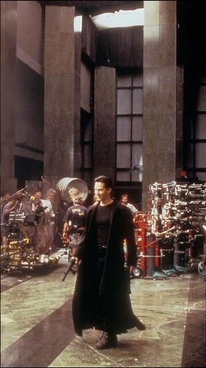 They actually blew up walls for this scene in "The Matrix"