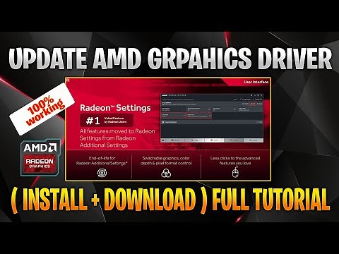 How to Download and Install AMD Graphics Driver In 2 minutes | Update AMD graphics driver full guide