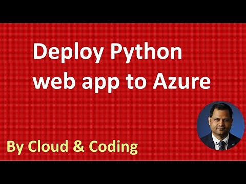 How to deploy the python web app to Azure from VS code