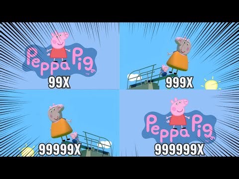 If Peppa Pig Was In Roblox And Peppa Pig Parodies Logo Intro Getting 999999X Speed