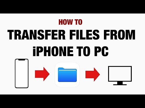 How To Transfer Files From iPhone To PC