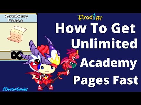 Unlimited & the Fastest way to Academy Pages | Prodigy Math Game 2020 | w/1DoctorGenius