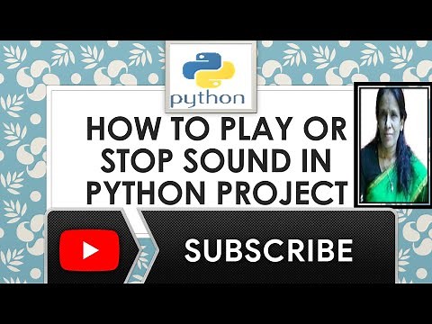 HOW TO PLAY AND STOP SOUND IN PYTHON PROJECT|RATAN AGARWAL IT INFORMER
