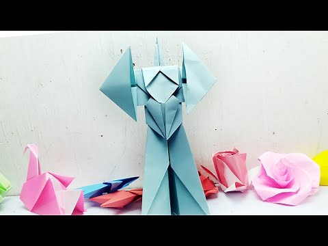 HOW TO MAKE A PAPER ROBOT EASY ORIGAMI | Making a paper robot