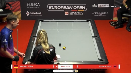 155K views · 1.1K reactions |  Filler and Kaçi played out a blinder at the 2022 European Open Championship  Be there to witness two Major champions open the 2024 #WorldPoolMasters ️ Tickets available from €15 for the April 25th spectacle  nineballeurope.com/tickets/ | Matchroom Pool | Facebook