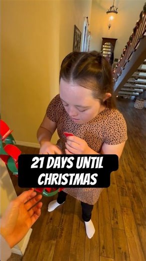 21 days until Christmas #autism #downsyndrome #countdowntochristmas #flu2025 #caregiverlife