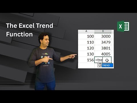 The Excel Trend Function