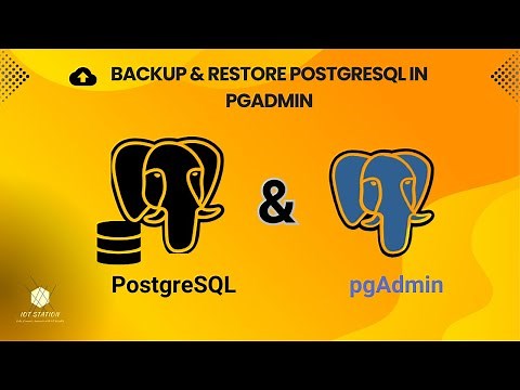 How to Backup and Restore PostgreSQL Databases with pgAdmin | SQL Basics