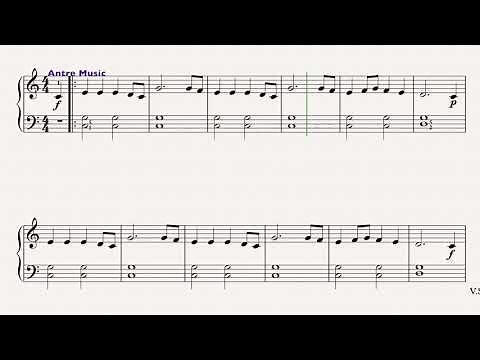 Spring (La primavera) by Antonio Vivaldi - Easy Piano Sheet Music