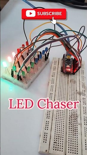 Arduino LED Chaser #arduino #led #iot