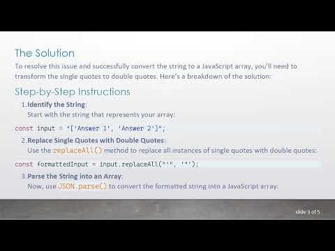 How to Convert a String to a JavaScript Array
