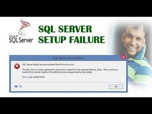 HOW TO FIX SQL SERVER SETUP FAILURE