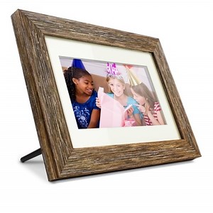 Aluratek 10 inch Distressed Wood Digital Photo Frame with Auto Slideshow Feature | Dell USA