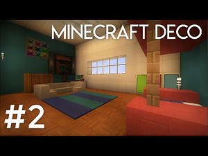Minecraft Déco / CHAMBRE / Tutoriel & Astuce #2