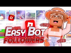 How to BOT FOLLOWERS on ROBLOX | [100% LEGIT] - BEST WAY THAT WORKING IN 2025