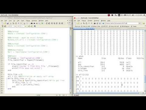 MATLAB Help - File I/O using fopen