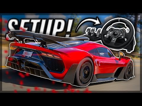 Logitech G920 Wheel & Pedal SETTINGS! (Forza Horizon 5)