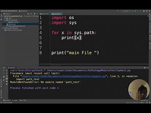 Sys.path.append Module Not Found Error solve it python