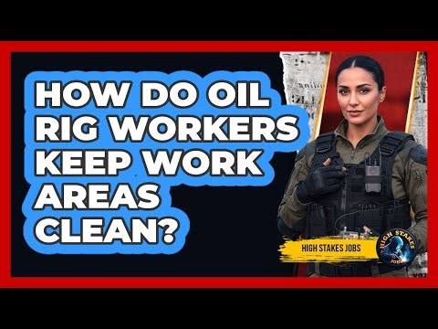 How Do Oil Rig Workers Keep Work Areas Clean?