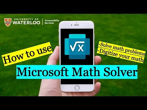 How to use Microsoft Math Solver