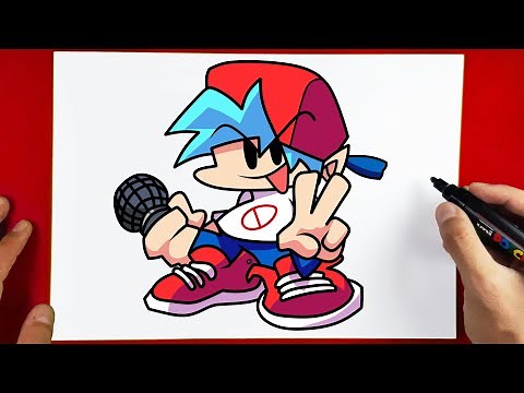 How to Draw FRIDAY NIGHT FUNKIN Boyfriend
