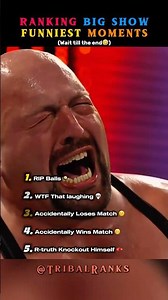Ranking Big Show Funniest WWE Moments #bigshow #wwe #wrestlemania