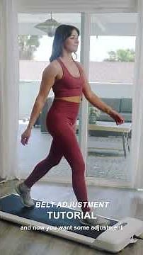 How to Center the belt of walkingpad treadmill？