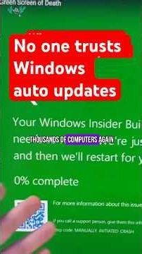 Can Windows Update still be trusted after bricking 1000s of PCs?