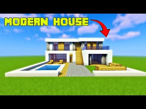 🏡 Building a Modern House in Minecraft – Full Step-by-Step Tutorial 🧱✨ | #minecraft #modernhouse