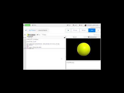 Introduction to Visual Objects in VPython Glowscript