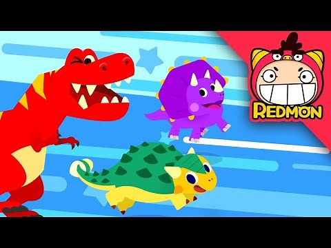 Dance Like a Dinosaur song | Dinosaur songs | Nursery Rhymes | REDMON