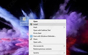 Tweak - Cara Menginstall CAB files dengan Klik Kanan