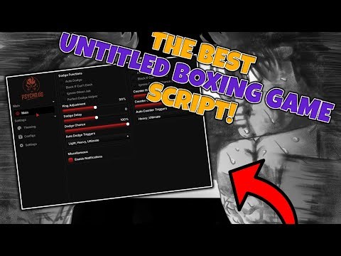 *OP*⚡️UNTITLED BOXING GAME SCRIPT/HACK ⚡️| (Roblox)