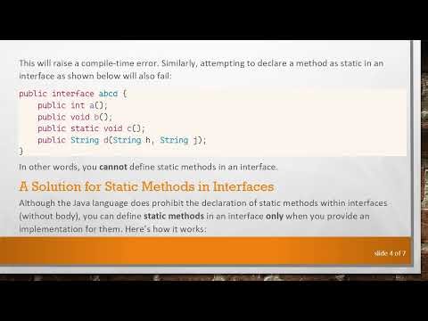 Understanding Static Methods in Java Interfaces: Solutions and Workarounds