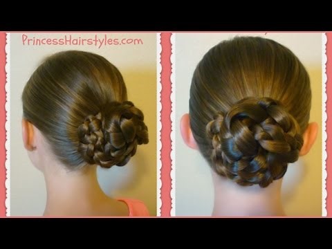 Easy Triple Braid Bun, Back To School Basic Hairstyles