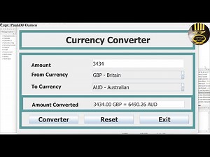 How to Create a Currency Converter in Eclipse using Java Programming Language - Full Tutorial