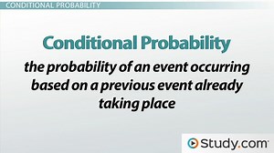 Conditional Probability | Overview, Calculation & Examples