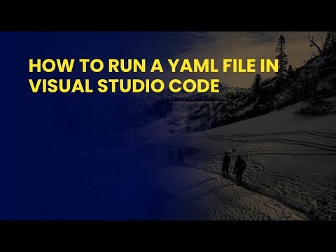 How to Run a YAML File in Visual Studio Code