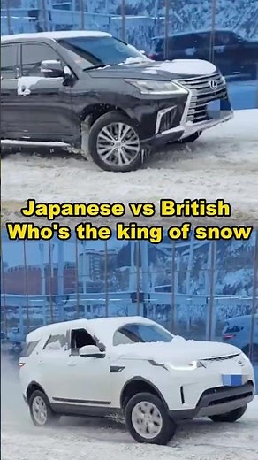 British vs Japanese? Who is the Snow King? SUVs on a Snowy Slope! ❄️👑