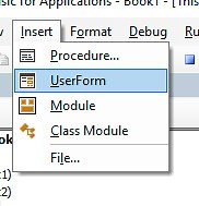 How to use VBA Controls in UserForms