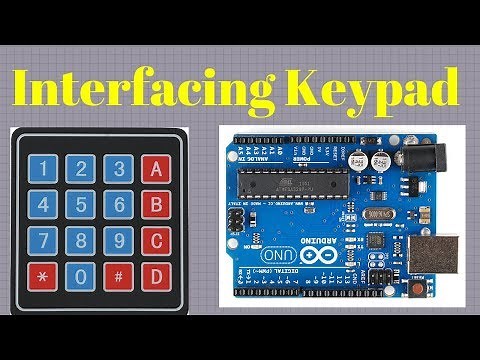 How to interface keypad with arduino