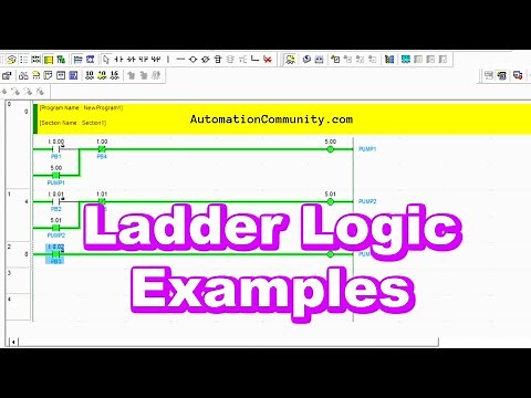 Ladder Logic Examples - PLC Programming Example for Practice
