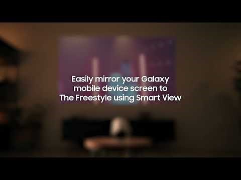 How To Screen Mirror Your Phone To Projector | Samsung Freestyle | Samsung UK