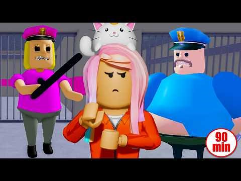 Roblox Prison Escape Story Compilation (90 Minutes)