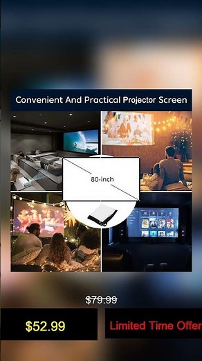 TMY Mini Projector, Upgraded Bluetooth Projector with Screen, 1080P Full HD Portable Projector,